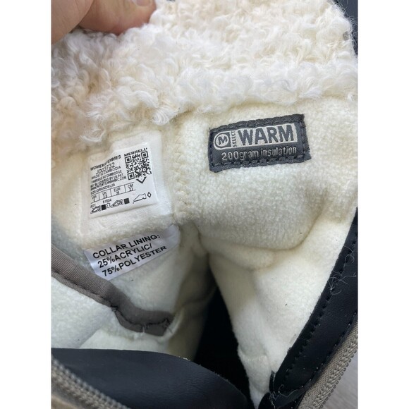 Merrell Approach Sport Women 6 Gray Brown Arch Support Side Zip Winter Boot - Picture 10 of 12